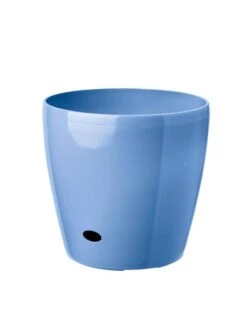 Viva Round Self-Watering Rolling Planter, 14" Diameter -Garden Care 39325BL 070 tif