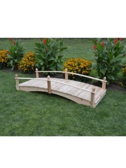 Acorn Garden Bridge Unfinished 4' X 10' -Garden Care 3 4 crop 8613404 01V