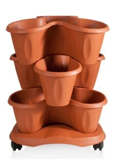 Trifoglio 3-Tier Planter On Wheels -Garden Care 3 4 crop 8613625 05V