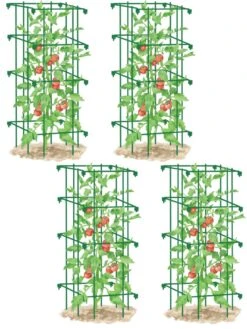 Tomato Cages, Set Of 4 13 Tomato Cages, Set Of 4 -Garden Care 8587040 GR 001E tif