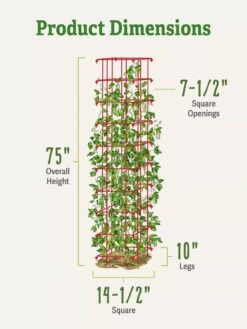 Bean Tower 11 Bean Tower -Garden Care 8587060 dimensions
