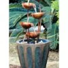 Copper Lotus Cascading Fountain 2 Copper Lotus Cascading Fountain -Garden Care 8589843 001v