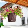 Lechuza® Nido Cottage Wicker Hanging Planter -Garden Care 8591154MC 007V tif