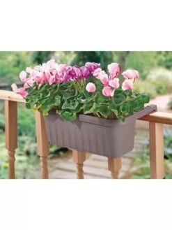 Adjustable Self-Watering Railing Planter, 24" -Garden Care 8592173 02V 3 4