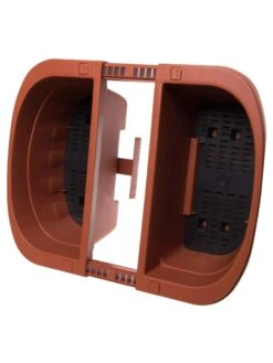 Self-Watering Saddle Railing Planter, 16" -Garden Care 8592175TC 2028z tif