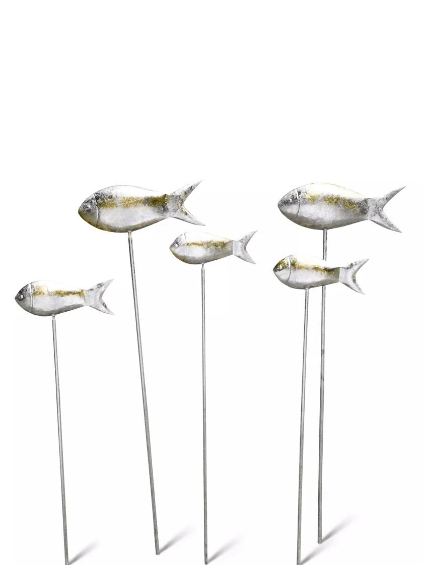Fish Out Of Water Garden Stakes, Set Of 5 6 Fish Out Of Water Garden Stakes, Set Of 5 - Image 4