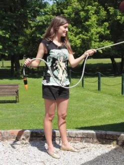 G.F. Italia Wall Mounted 100' Hose And Automatic Reel -Garden Care 8598485 01V tif