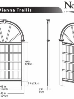 Vienna Vinyl Trellis -Garden Care 8599767 03V tif