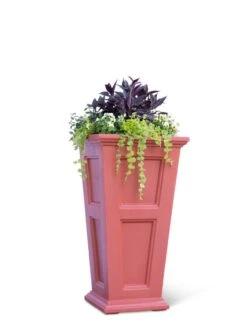 Fairfield Self-Watering Tall Patio Planters, 34” -Garden Care 8600109 0681 tif