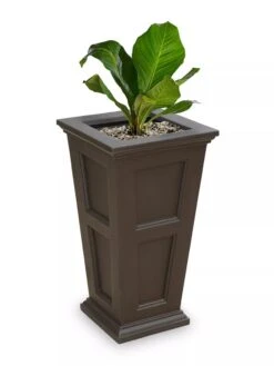 Fairfield Self-Watering Tall Patio Planters, 34” -Garden Care 8600109 06V tif