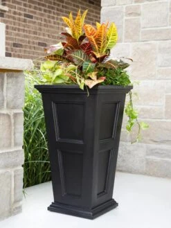 Fairfield Self-Watering Tall Patio Planters, 34” -Garden Care 8600109 16V tif