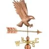 Bald Eagle Copper Weathervane -Garden Care 8600276 04v bald eagle copper weathervane