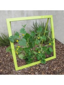 Mira Modern Garden Trellis Jr. -Garden Care 8600514 02v mira modern garden trellis jr leaf green