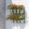 8 Pot Metal Wall Planter -Garden Care 8609089 5656 tif
