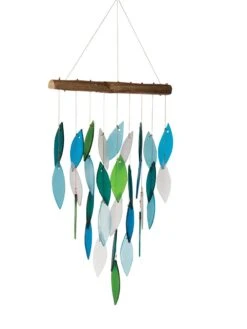 Glass Waterfall Wind Chimes -Garden Care 8610170 7961 tif