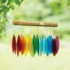 Glass Rainbow Wind Chimes -Garden Care 8610171 1019 tif