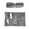 Esschert Waxed Canvas Roll Up Pouch -Garden Care 8610177 01v esschert waxed canvas roll up tool pouch