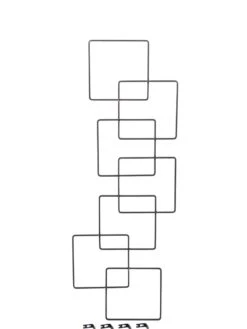 Building Blocks Wall Trellis, 45" 9 Building Blocks Wall Trellis, 45" -Garden Care 8610183 3933 tif