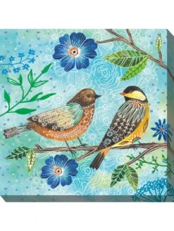 Floral Flight Outdoor Wall Art