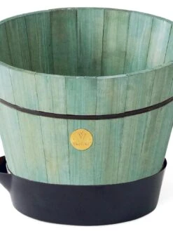 VegTrug® Build-a-Barrel Wooden Planter With Self-Watering Reservoir Tray, 18" 15 VegTrug® Build-a-Barrel Wooden Planter With Self-Watering Reservoir Tray, 18" -Garden Care 8610253 07V tif