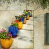 Bright Pots Outdoor Wall Art, 2 Bright Pots Outdoor Wall Art, -Garden Care 8610267 02V jpg