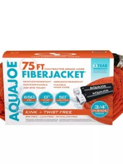 Aqua Joe AJFJH75-34-CTR FiberJacket Contractor Grade Hose | 3/4-in