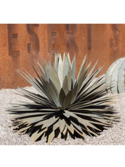 Desert Steel Yucca Plant Sculpture -Garden Care 8610744 02v