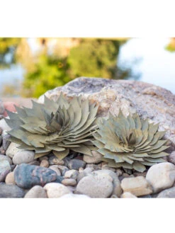 Desert Steel Spiral Aloe Sculpture 14 Desert Steel Spiral Aloe Sculpture -Garden Care 8610749 04v