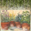 Herb Pots Outdoor Wall Art -Garden Care 8610781 02v herb pots outdoor wall art