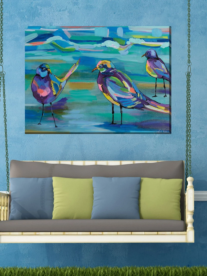 Seashore Shuffle Outdoor Wall Art 3 Seashore Shuffle Outdoor Wall Art