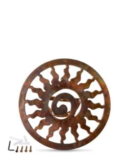 Rustic Sun Wall-Mount Garden Hose Hanger 8 Rustic Sun Wall-Mount Garden Hose Hanger -Garden Care 8611025 0828 tif