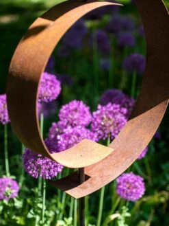 Corten Circle Garden Sculpture -Garden Care 8611061 157 tif