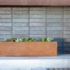 Veradek Metallic Series Corten Steel Window Box Planter, 36" -Garden Care 8611609 03V tif