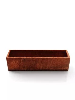 Veradek Metallic Series Corten Steel Window Box Planter, 36" 12 Veradek Metallic Series Corten Steel Window Box Planter, 36" -Garden Care 8611609 06V tif