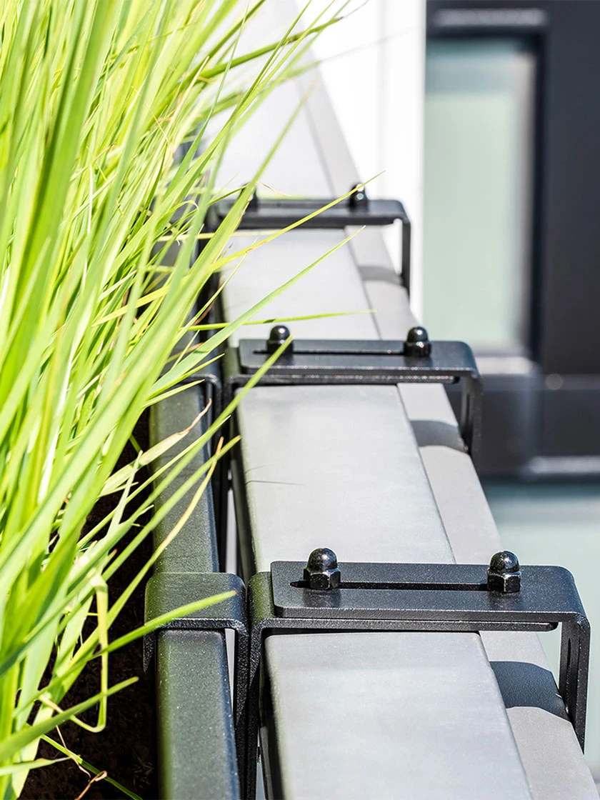 Veradek Metallic Series Railing Planters 5 Veradek Metallic Series Railing Planters - Image 3