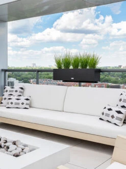 Veradek Metallic Series Railing Planters 28 Veradek Metallic Series Railing Planters -Garden Care 8611610 06v