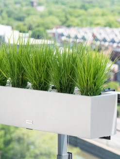 Veradek Metallic Series Railing Planters 26 Veradek Metallic Series Railing Planters -Garden Care 8611610 22v veradek metallic series railing planter