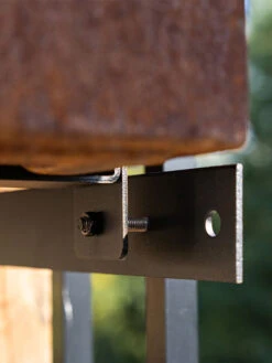 Veradek Metallic Series Corten Steel Railing Planters 12 Veradek Metallic Series Corten Steel Railing Planters -Garden Care 8611611 02v