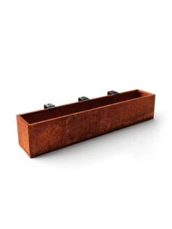 Veradek Metallic Series Corten Steel Railing Planters 15 Veradek Metallic Series Corten Steel Railing Planters -Garden Care 8611614 04v