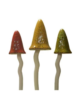 Potting Shed Tinkling Toadstool Sculptures, Set Of 3 18 Potting Shed Tinkling Toadstool Sculptures, Set Of 3 -Garden Care 8611730 au 02v potting shed tinkling toadstool sculptures set of 3 autumn
