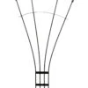 Achla Fan Trellis, 56" -Garden Care 8611788 01v achla fan trellis 56 inch graphite powder coated wrought iron