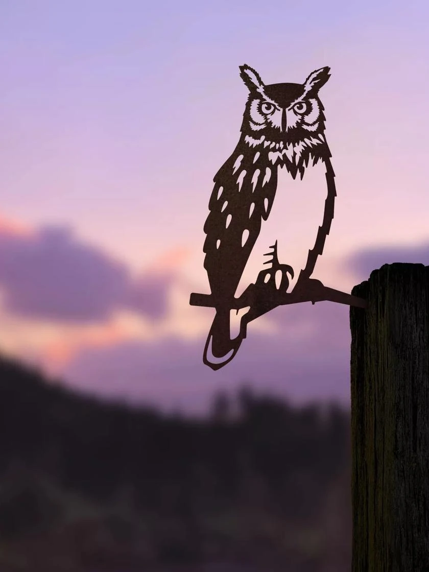 Metalbird Great Horned Owl 4 Metalbird Great Horned Owl - Image 2