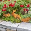 Corten Steel Animal Garden Stakes 2 Corten Steel Animal Garden Stakes -Garden Care 8612060 021 tif