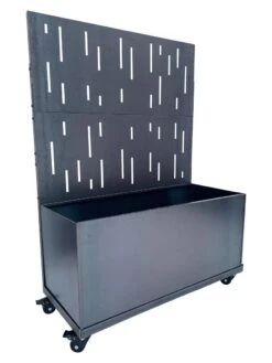 Nice Corten Trough Planters With Privacy Screen -Garden Care 8612382 01V png