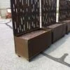 Nice Corten Trough Planters With Privacy Screen -Garden Care 8612382 02V jpg