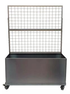 Nice Corten Trough Planters With Trellis -Garden Care 8612395 01V jpg