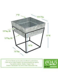 Achla Designs Arne Plant Stand -Garden Care 8612898 04v