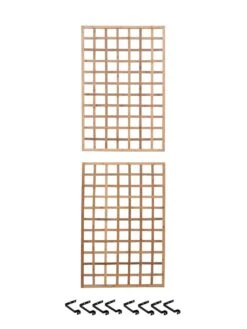 Bamboo Wall Trellis, 45" X 30", Set Of Two -Garden Care 8613149 0041