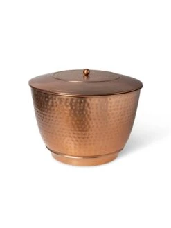 Hammered Copper Hose Pot With Lid 21 Hammered Copper Hose Pot With Lid -Garden Care 8613311 5815