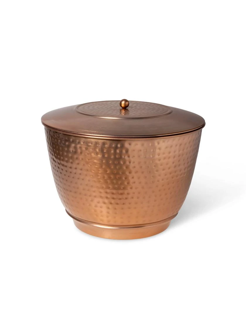 Hammered Copper Hose Pot With Lid 12 Hammered Copper Hose Pot With Lid - Image 10